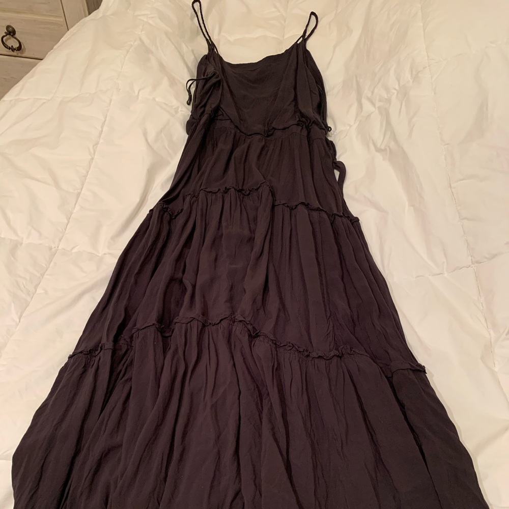 Free people dark gray maxi